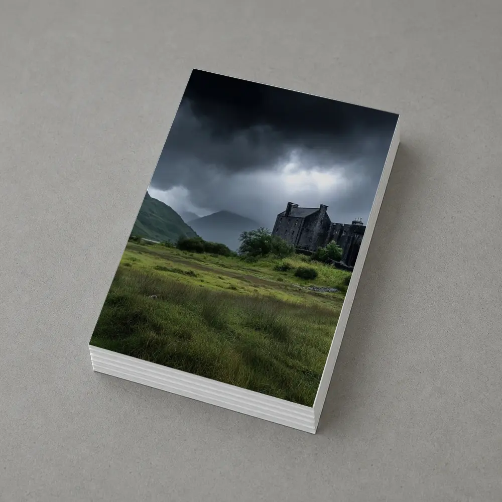 Eilean Donan Castle Scotland Stormy Highlands – Postcards