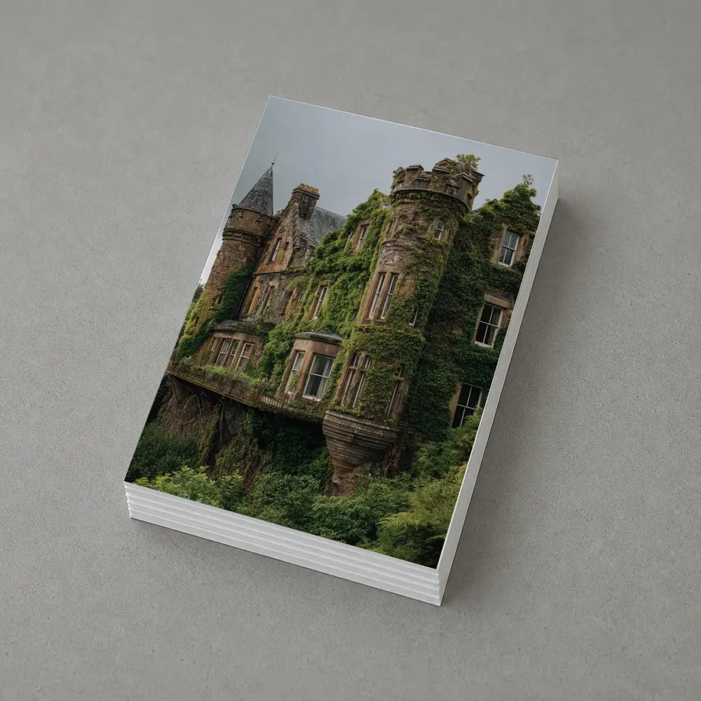 Overgrown Stone Castle Surrounded By Forest – Postcards