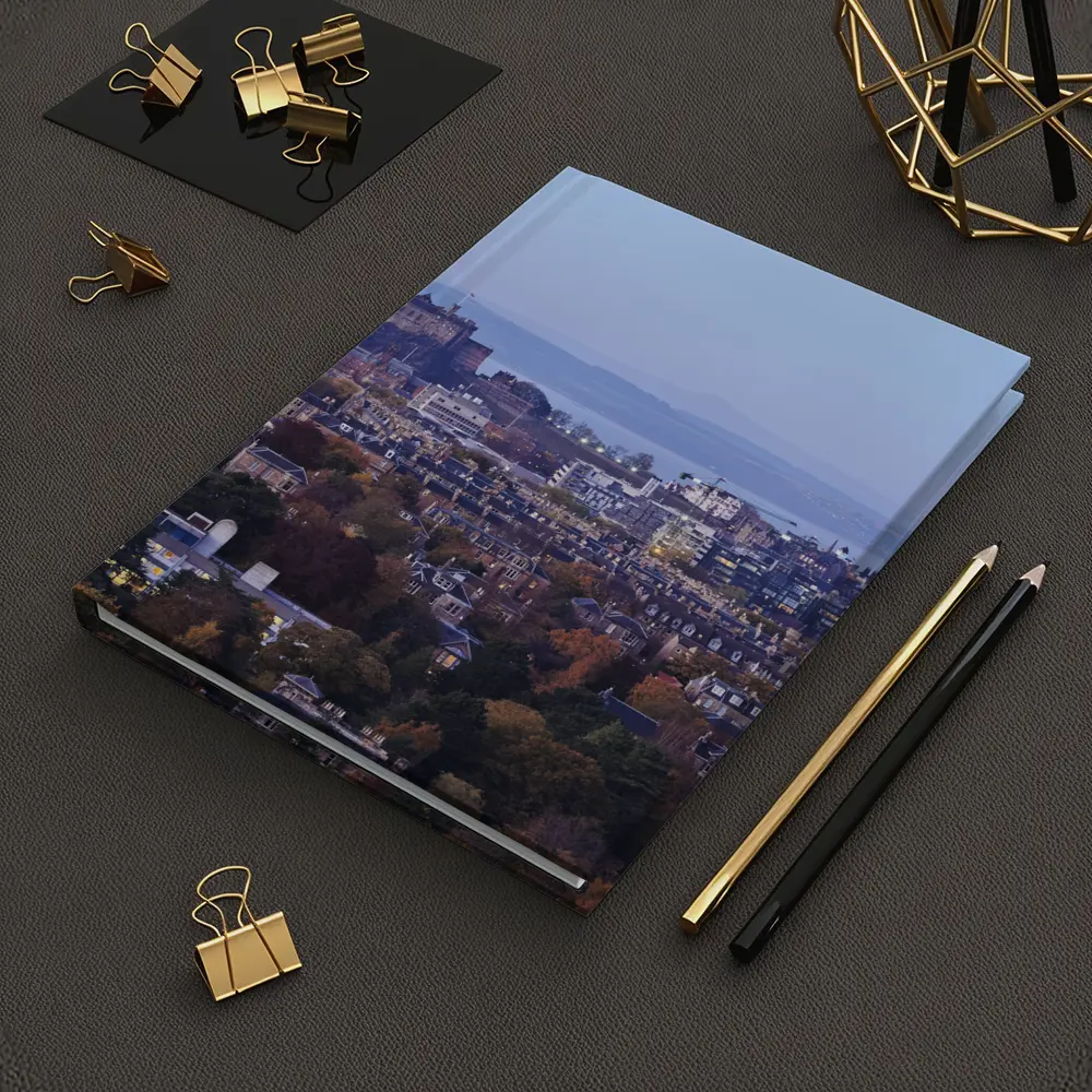 Edinburgh Castle Skyline Autumn Dusk View – Notebooks