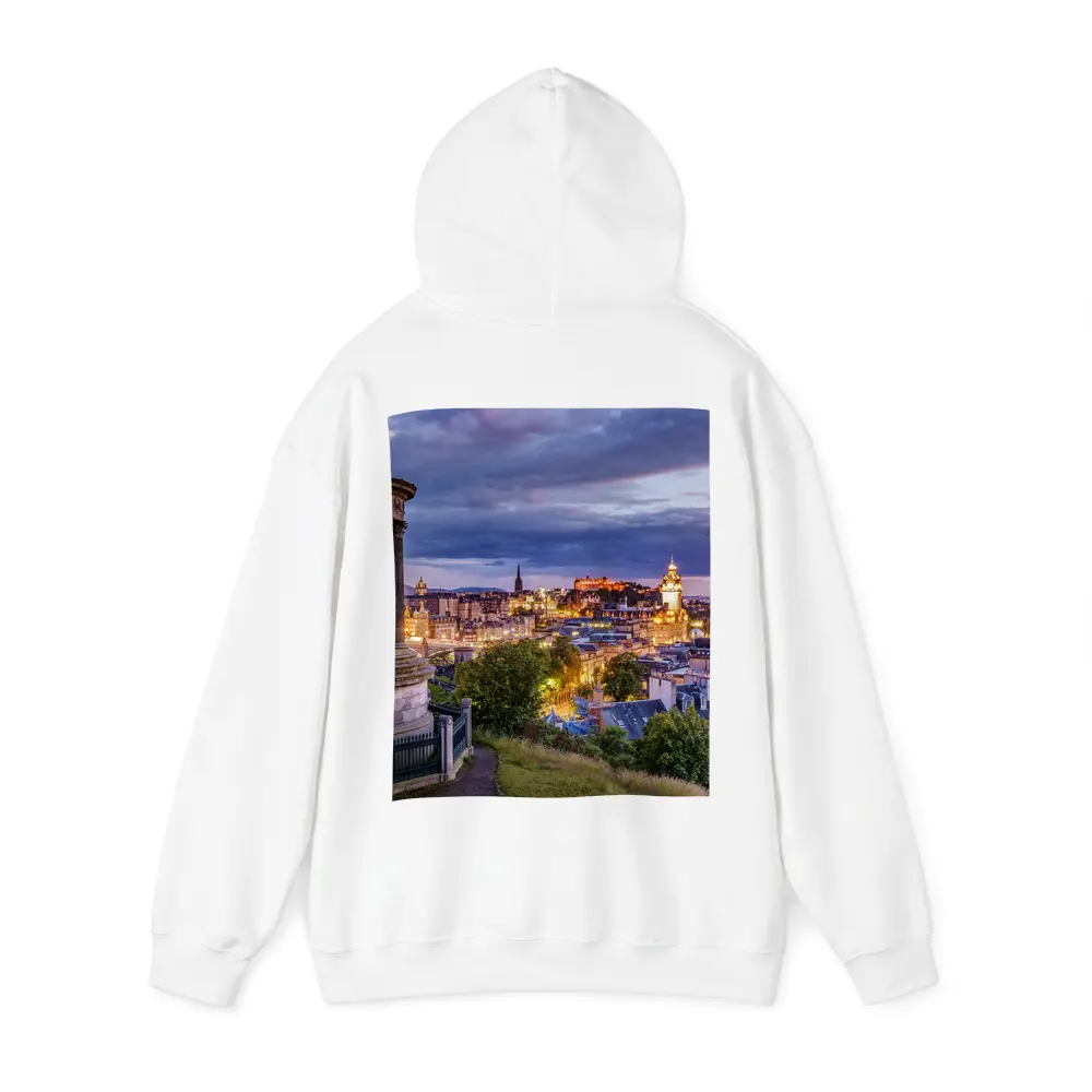 Edinburgh Skyline Dusk Calton Hill Scotland – Hoodies