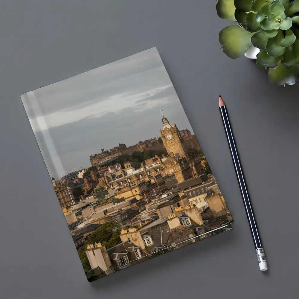 Edinburgh Castle Skyline Scotland Cityscape View – Notebooks