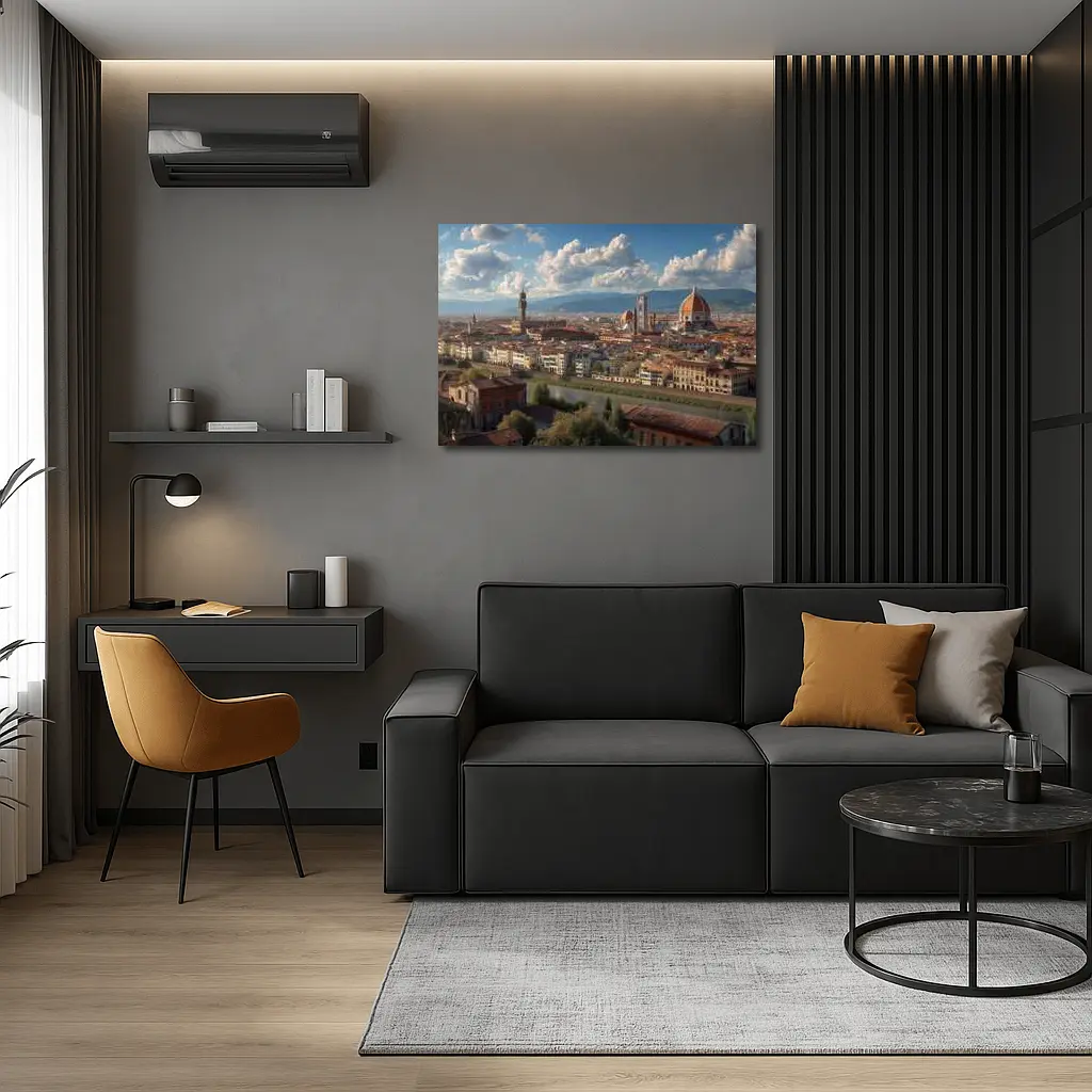 Florence Italy Skyline Cathedral Dome View – Wall Art