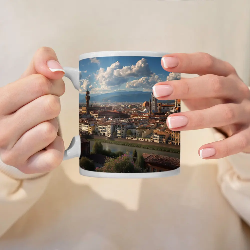 Florence Italy Skyline Cathedral Dome View – Mugs