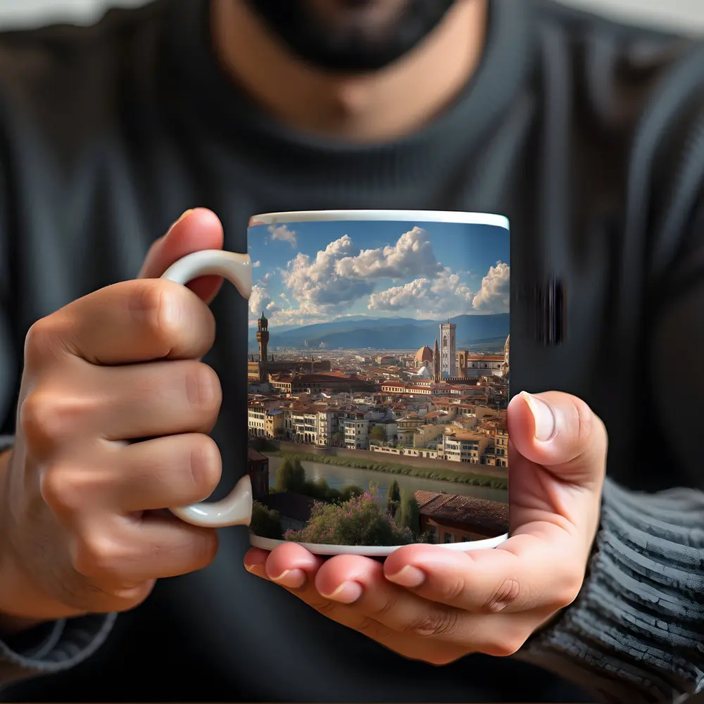 Florence Italy Skyline Cathedral Dome View – Mugs