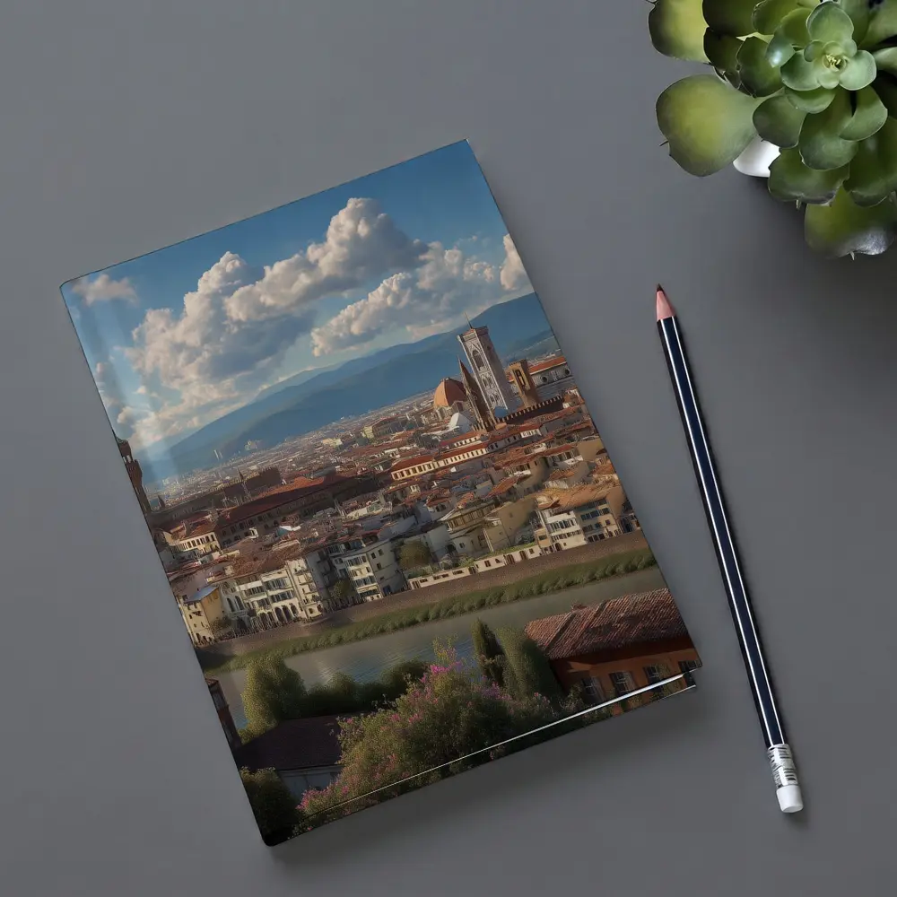 Florence Italy Skyline Cathedral Dome View – Notebooks