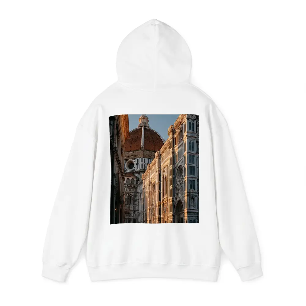 Florence Cathedral Dome Golden Hour Street – Hoodies