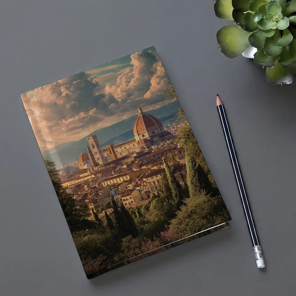 Florence Cathedral Dome Tuscany Skyline View – Notebooks