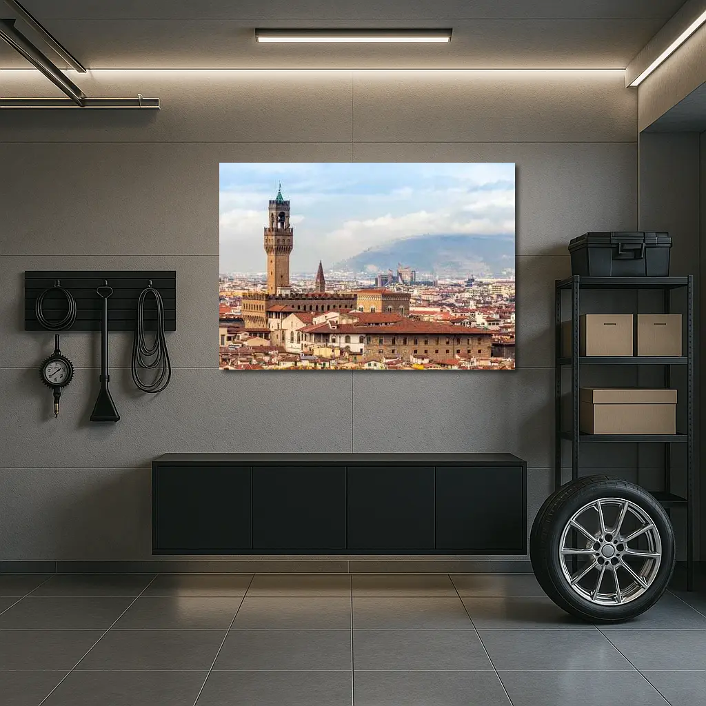 Palazzo Vecchio Tower Florence Italy Skyline – Wall Art
