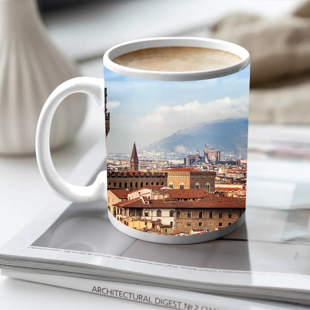 Palazzo Vecchio Tower Florence Italy Skyline – Mugs