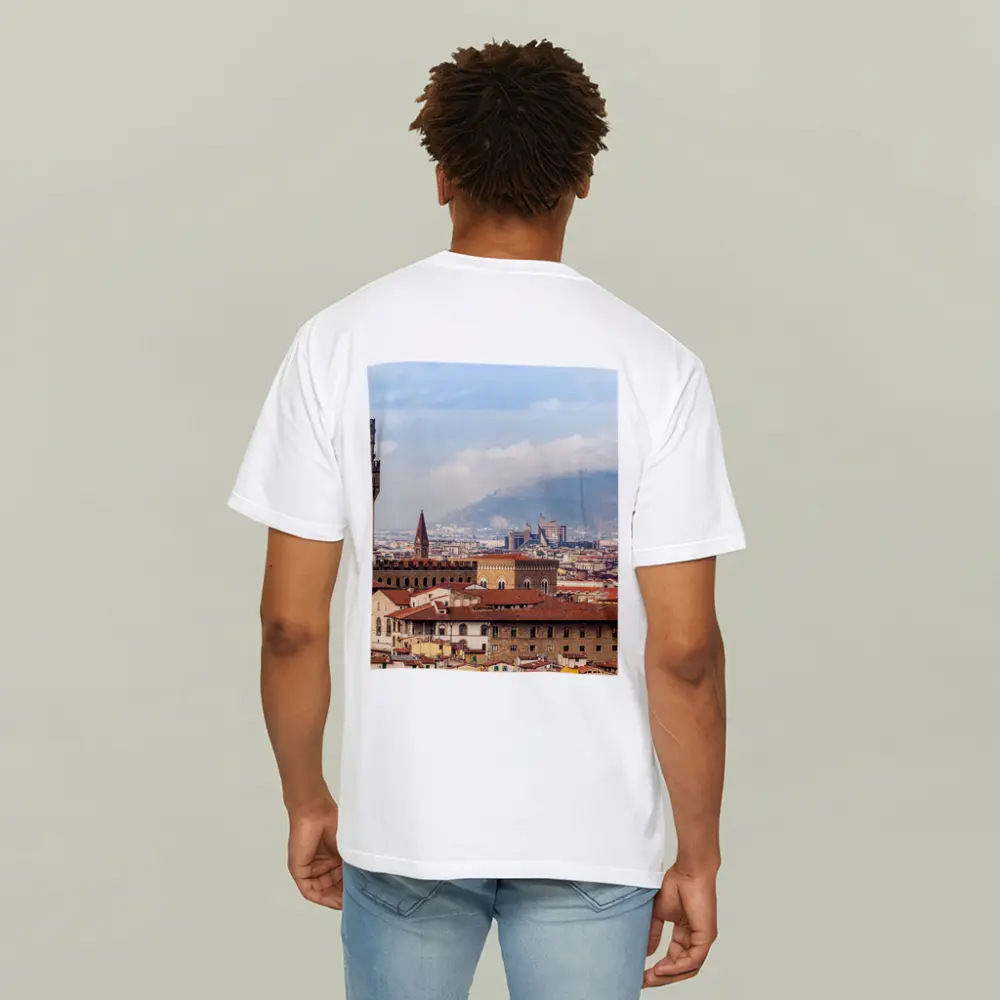 Palazzo Vecchio Tower Florence Italy Skyline – T-Shirts