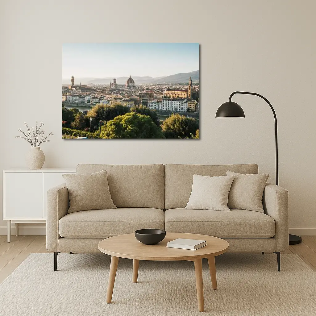 Florence Skyline Cathedral Dome Italy View – Wall Art