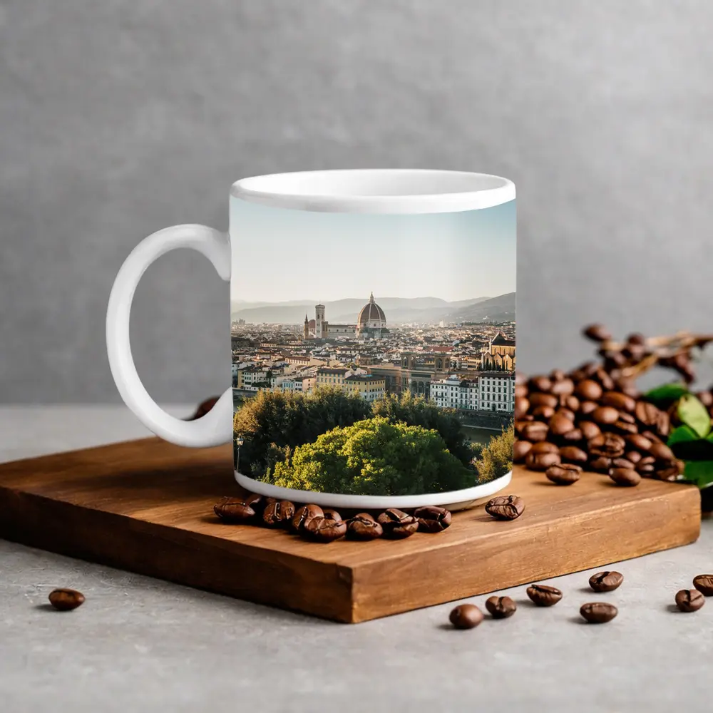 Florence Skyline Cathedral Dome Italy View – Mugs