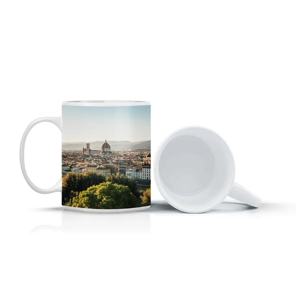 Florence Skyline Cathedral Dome Italy View – Mugs