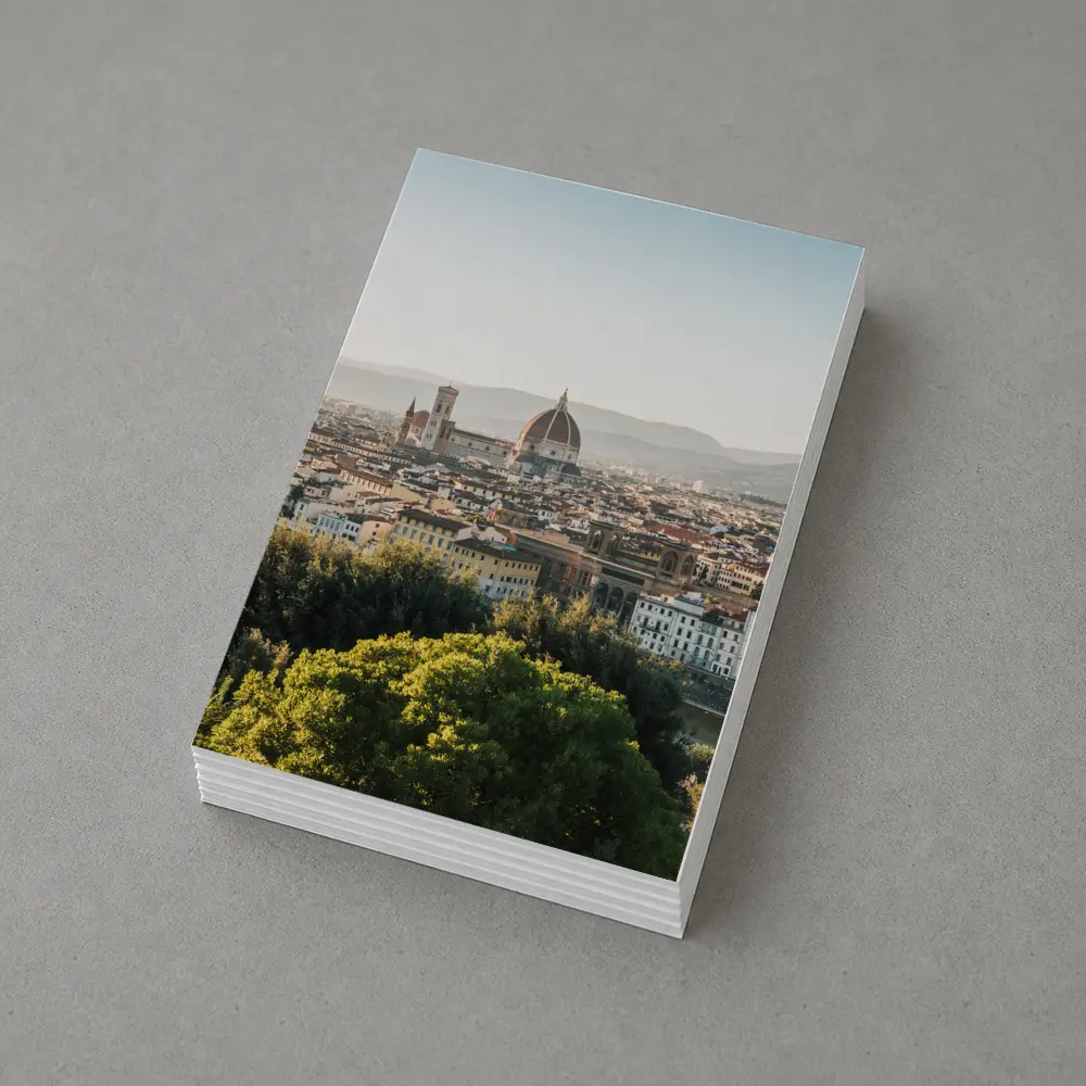 Florence Skyline Cathedral Dome Italy View – Postcards