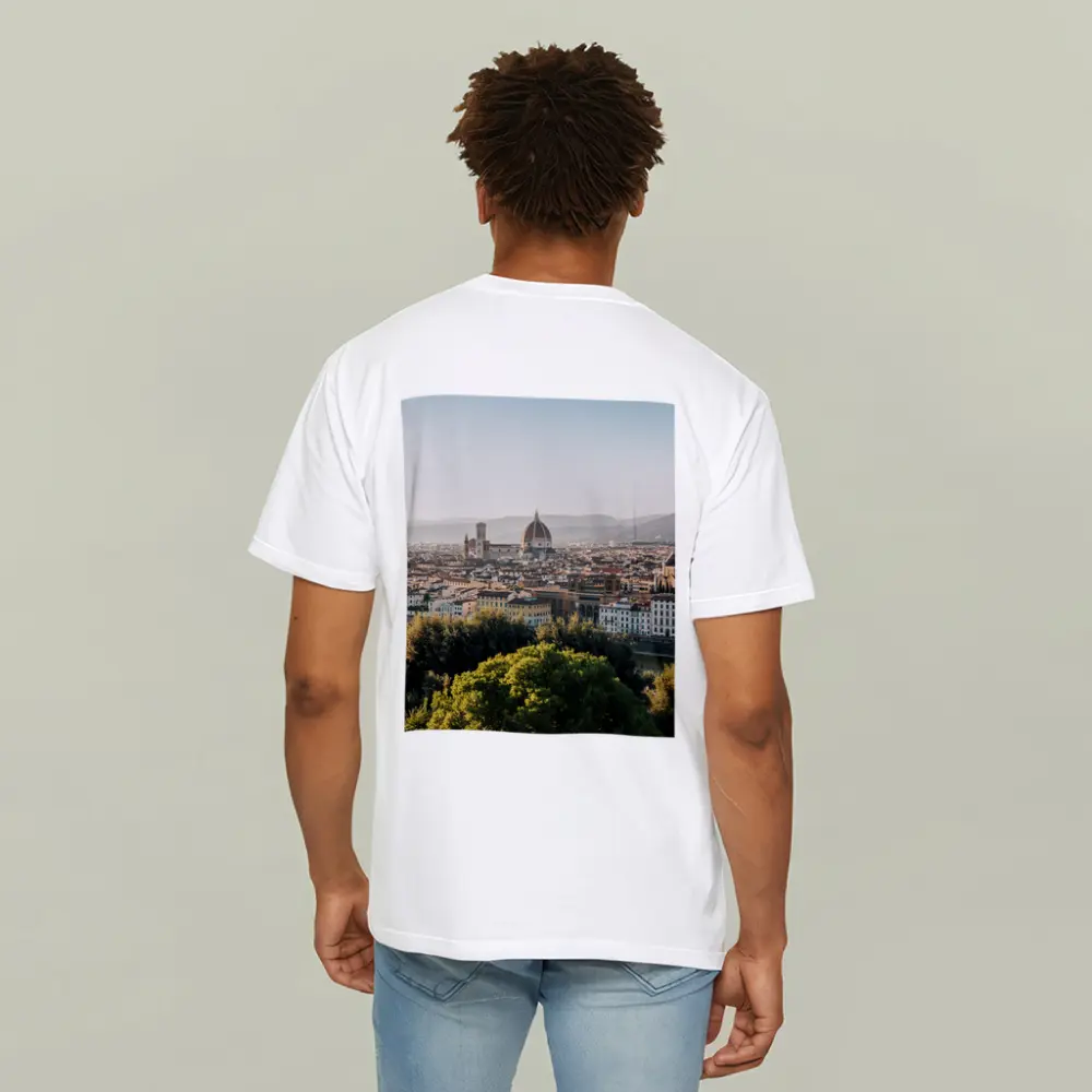 Florence Skyline Cathedral Dome Italy View – T-Shirts