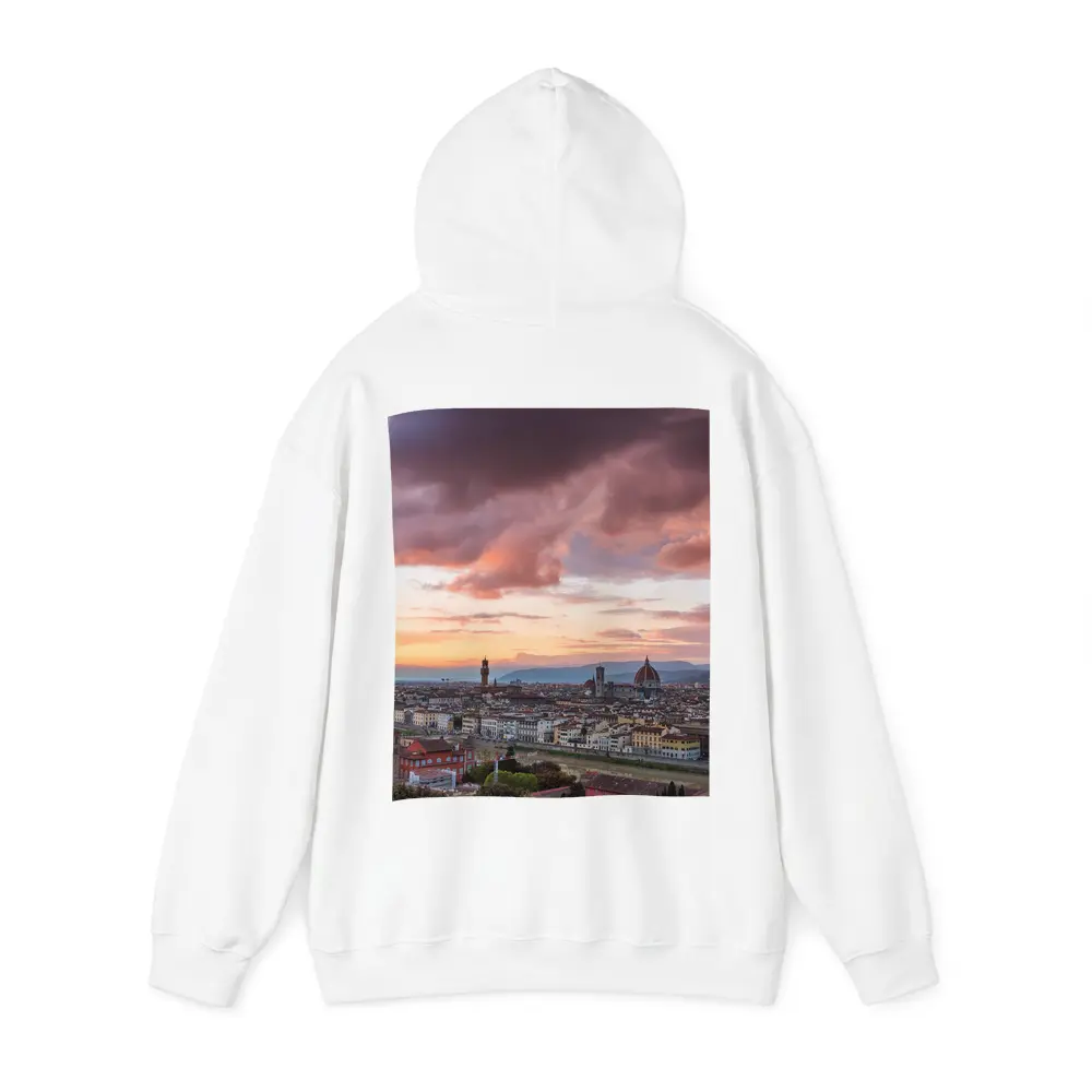 Florence Italy Skyline Sunset Dramatic Sky – Hoodies
