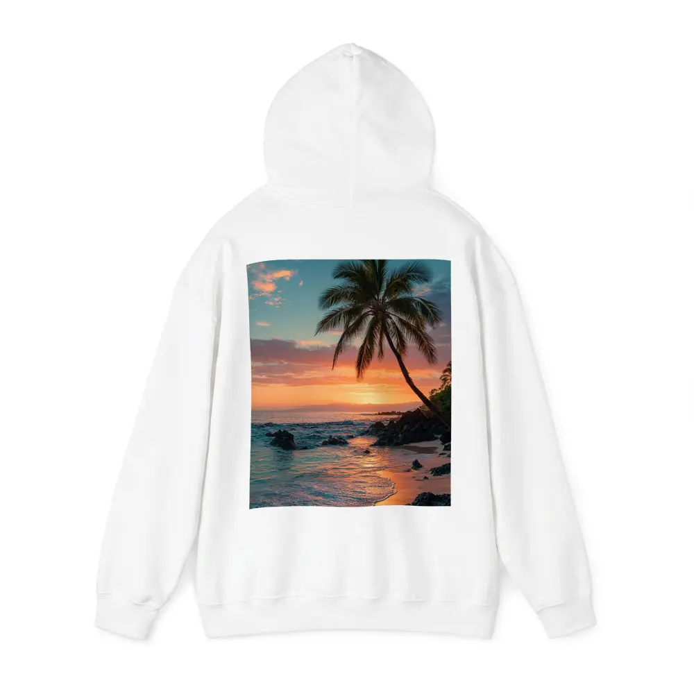 Tropical Beach Sunset Palm Tree Coastal – Hoodies