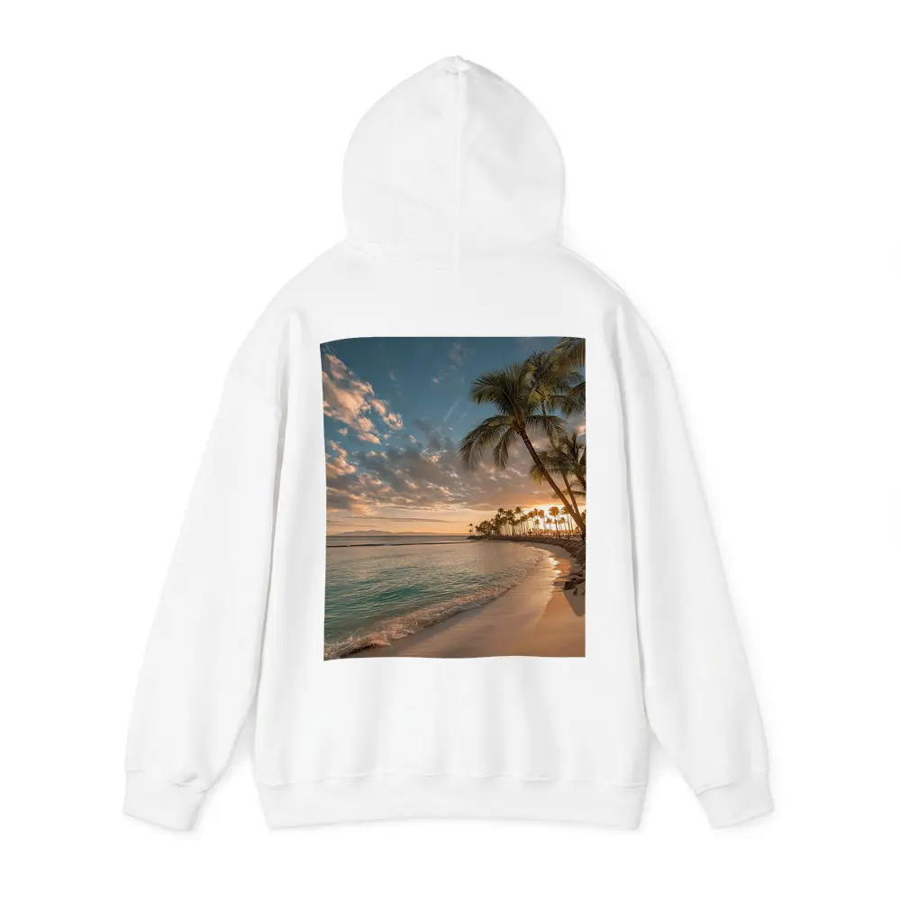 Waikiki Beach Sunset Palm Trees Hawaii – Hoodies
