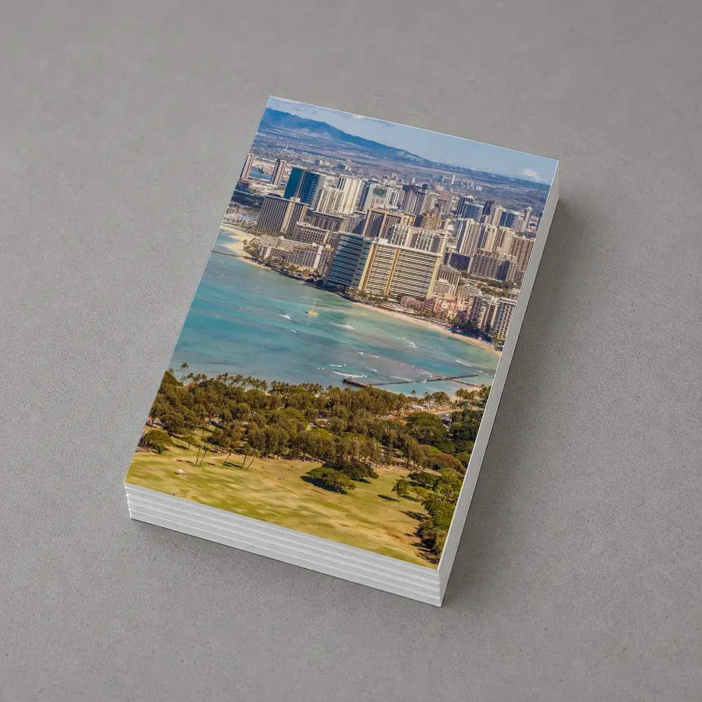 Waikiki Beach Honolulu Aerial City View – Postcards