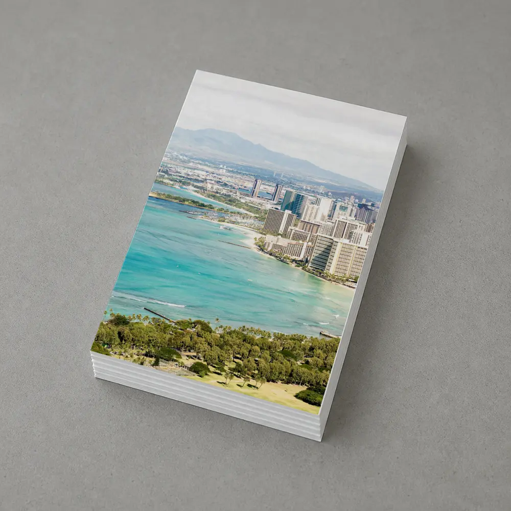 Waikiki Beach Honolulu Skyline Aerial View – Postcards