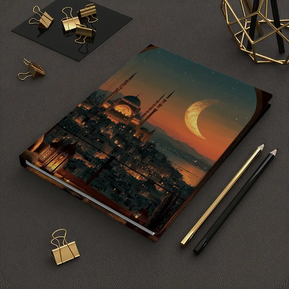 Istanbul Mosque Crescent Moon Night Sky – Notebooks