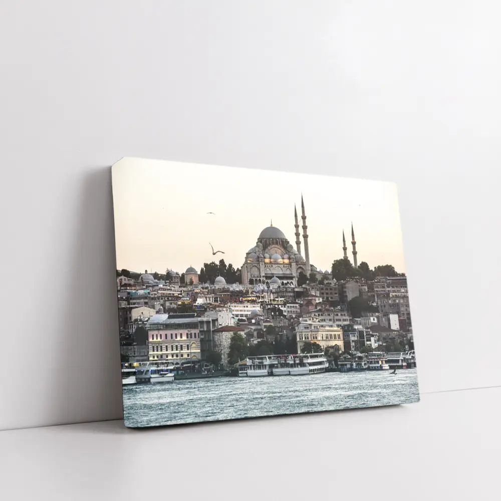 Suleymaniye Mosque Istanbul Bosphorus Waterfront View – Wall Art
