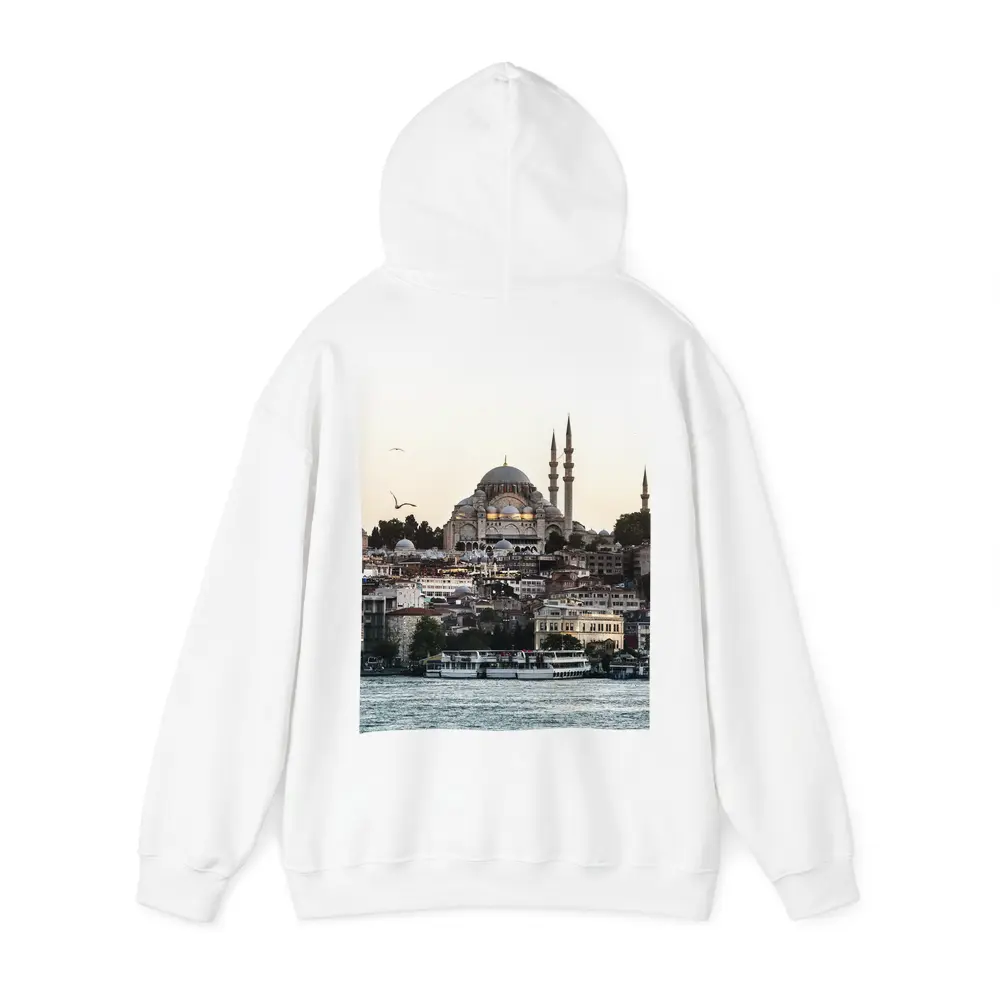 Suleymaniye Mosque Istanbul Bosphorus Waterfront View – Hoodies