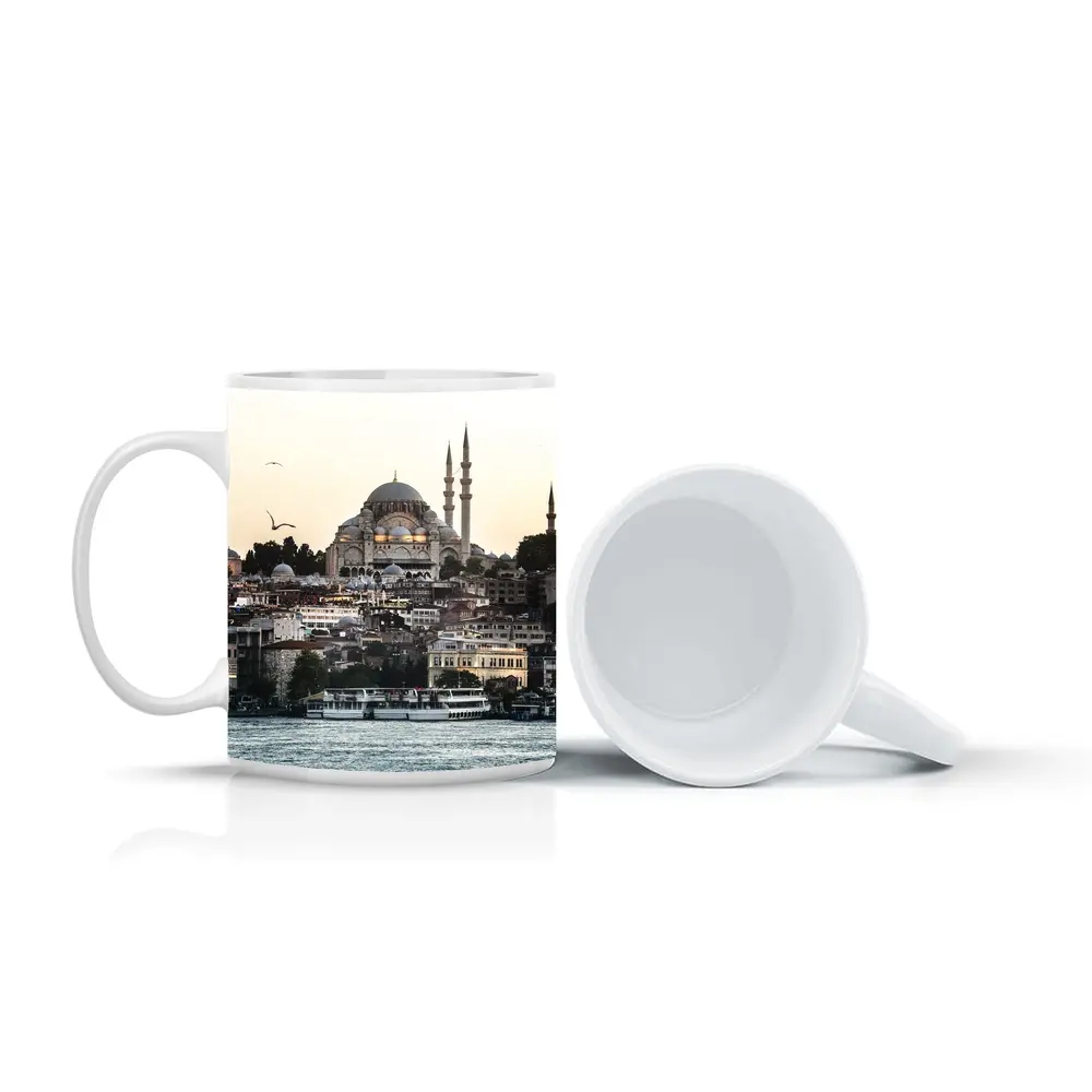 Suleymaniye Mosque Istanbul Bosphorus Waterfront View – Mugs