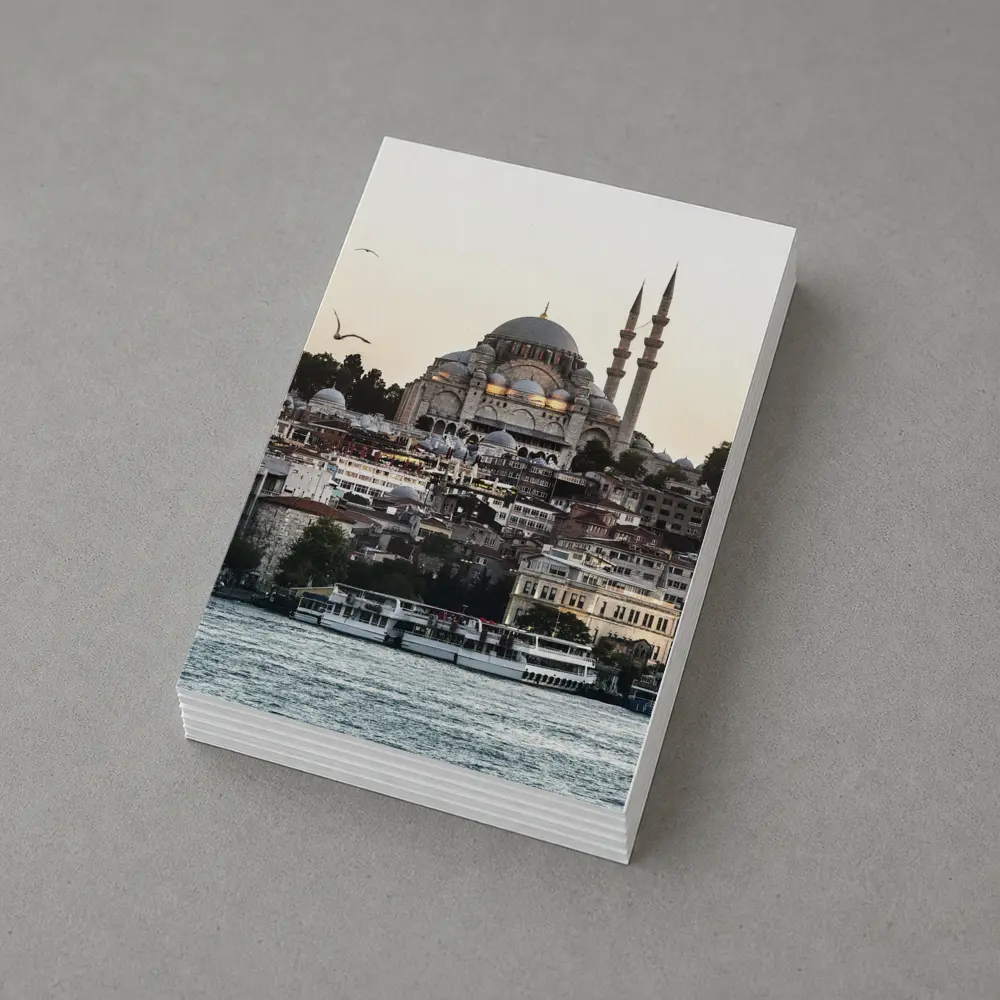 Suleymaniye Mosque Istanbul Bosphorus Waterfront View – Postcards