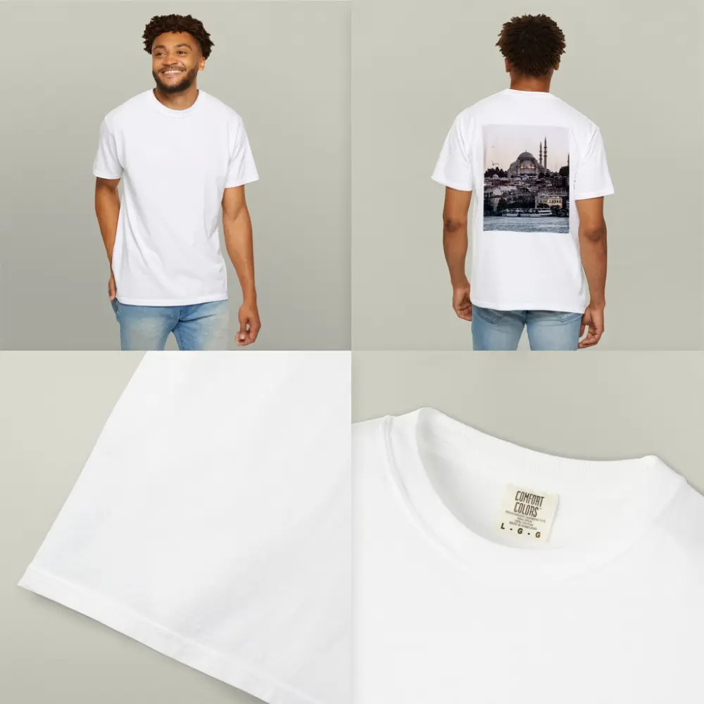 Suleymaniye Mosque Istanbul Bosphorus Waterfront View – T-Shirts
