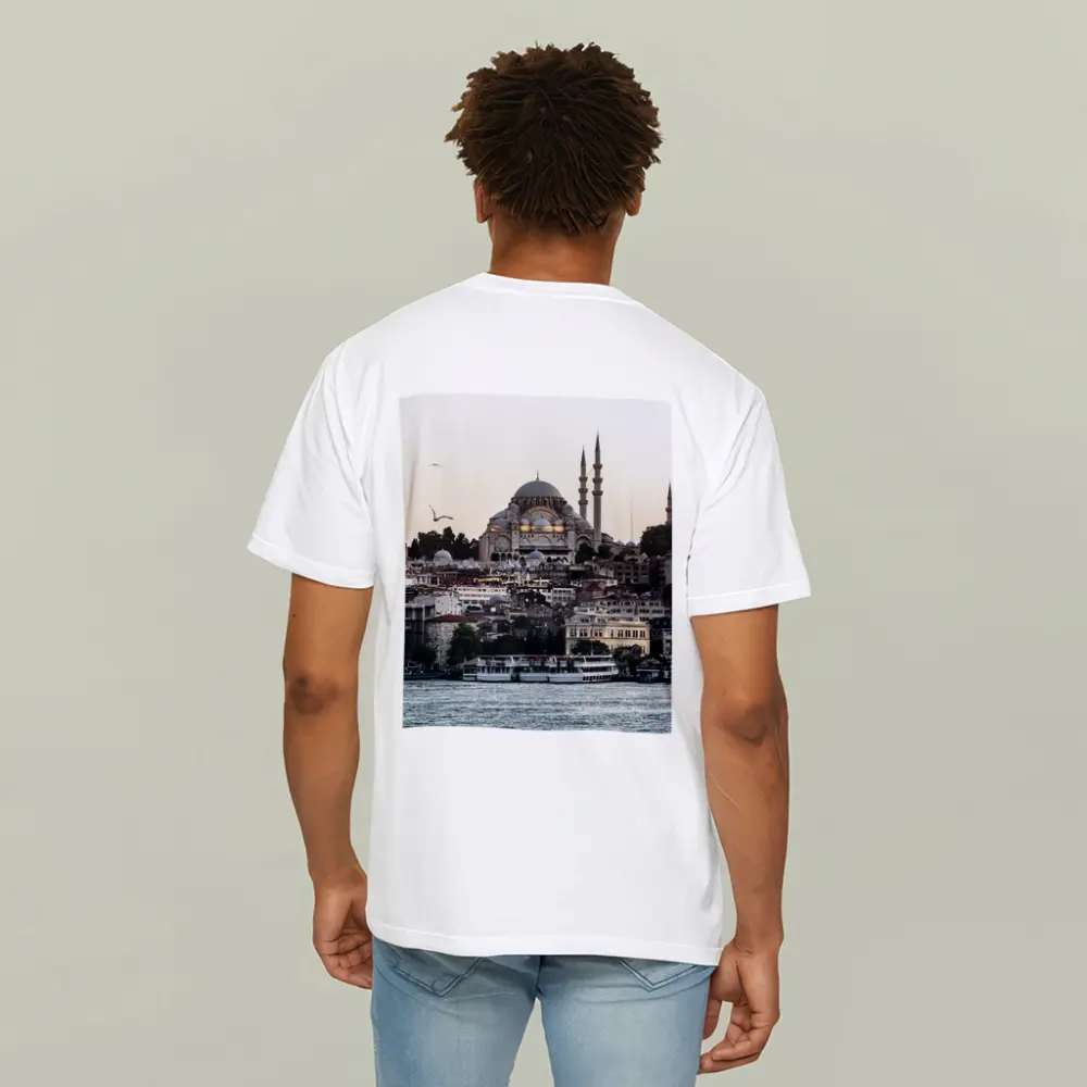 Suleymaniye Mosque Istanbul Bosphorus Waterfront View – T-Shirts