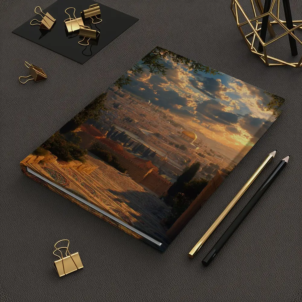 Jerusalem Dome of the Rock Golden Sunset – Notebooks