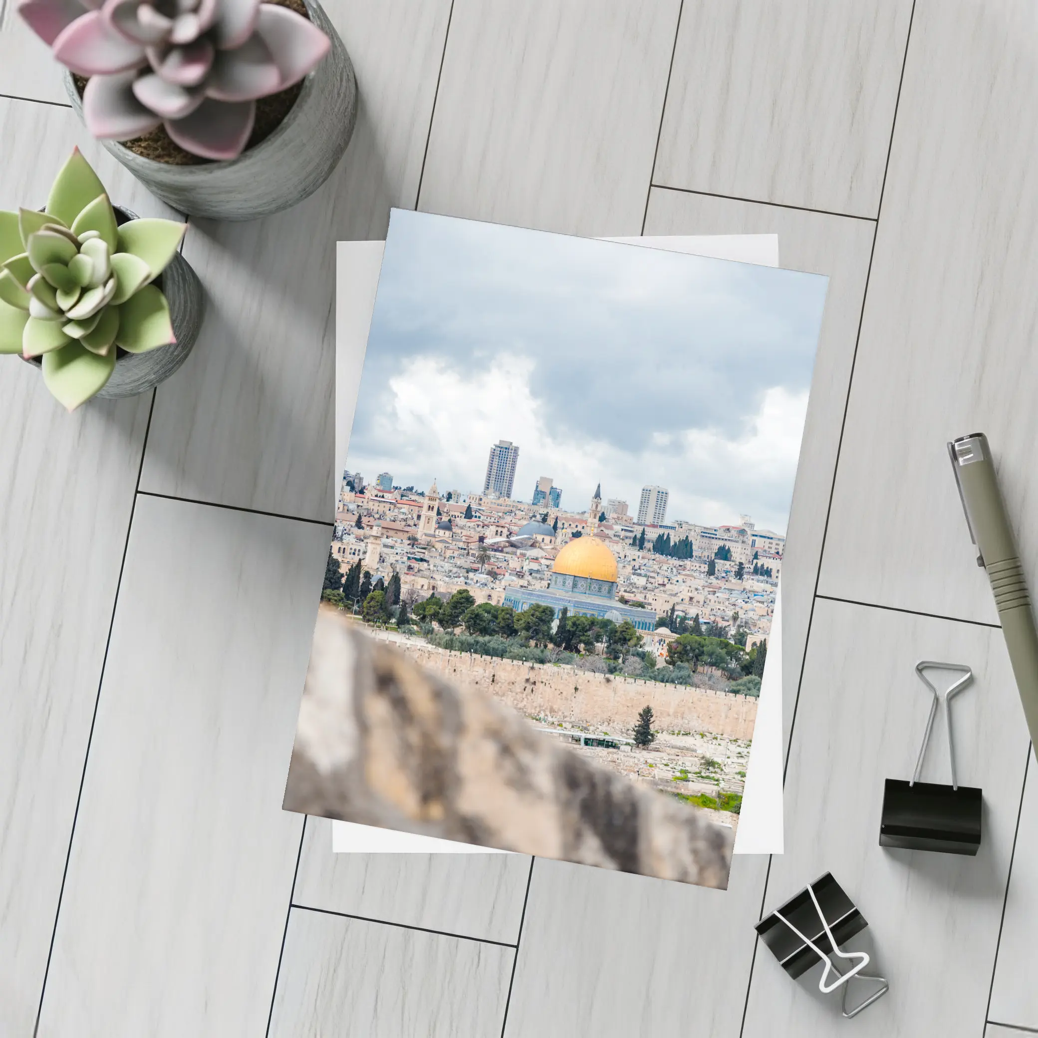 Dome of the Rock Jerusalem City Skyline – Postcards