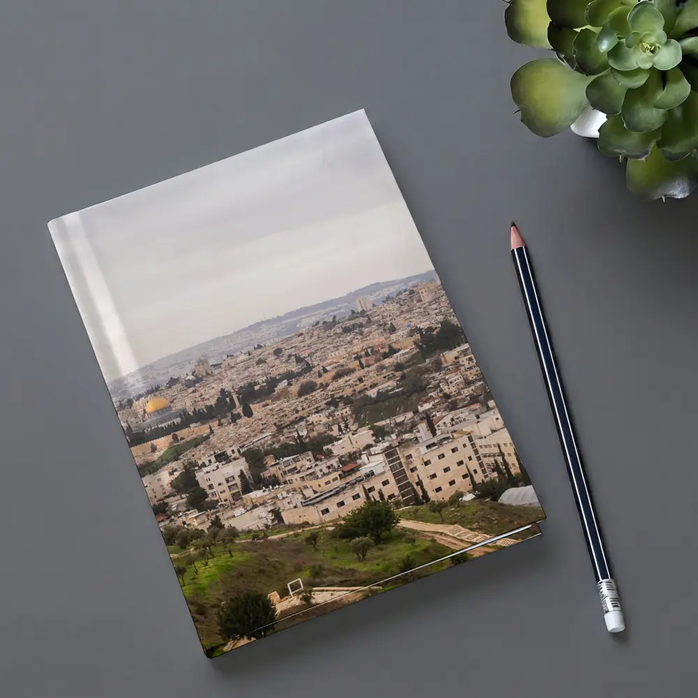 Jerusalem Old City Skyline Dome Rock – Notebooks