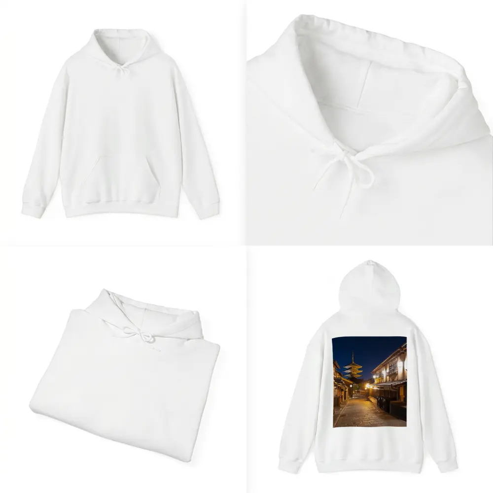 Kyoto Night Street Yasaka Pagoda Japan – Hoodies