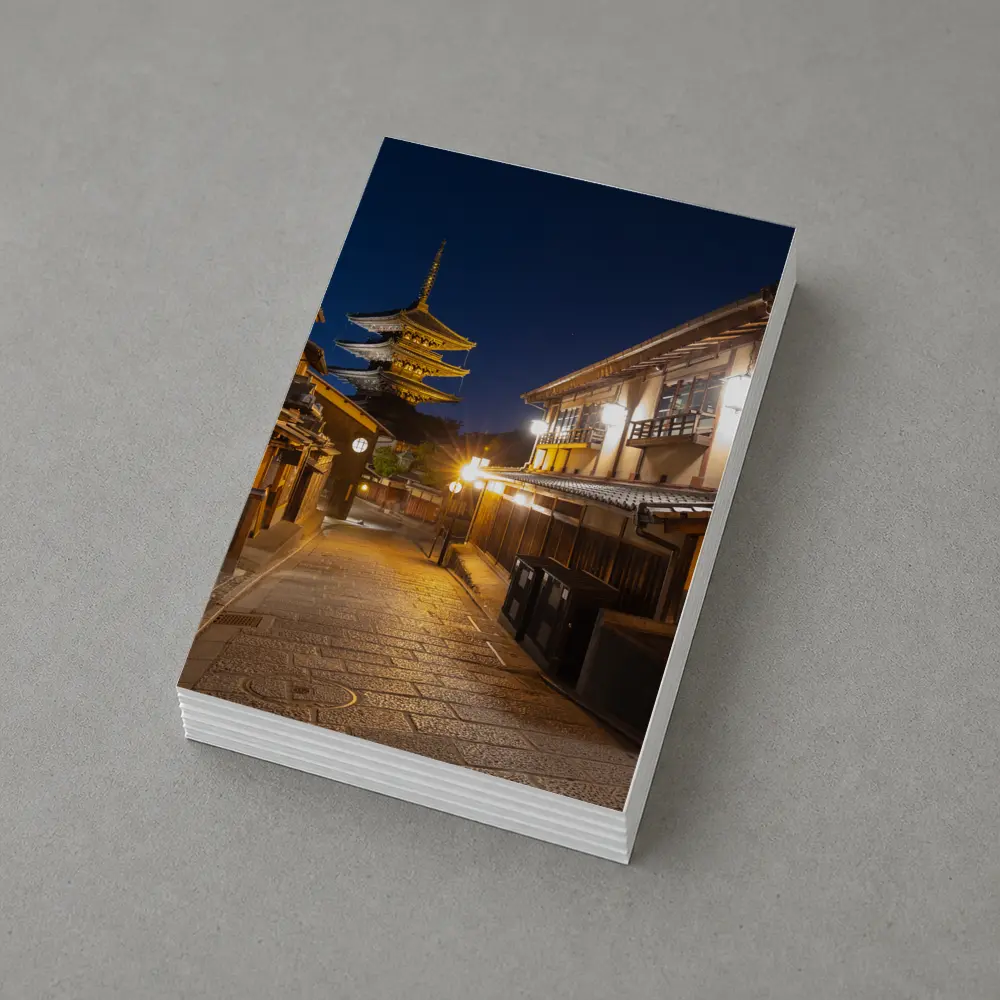 Kyoto Night Street Yasaka Pagoda Japan – Postcards