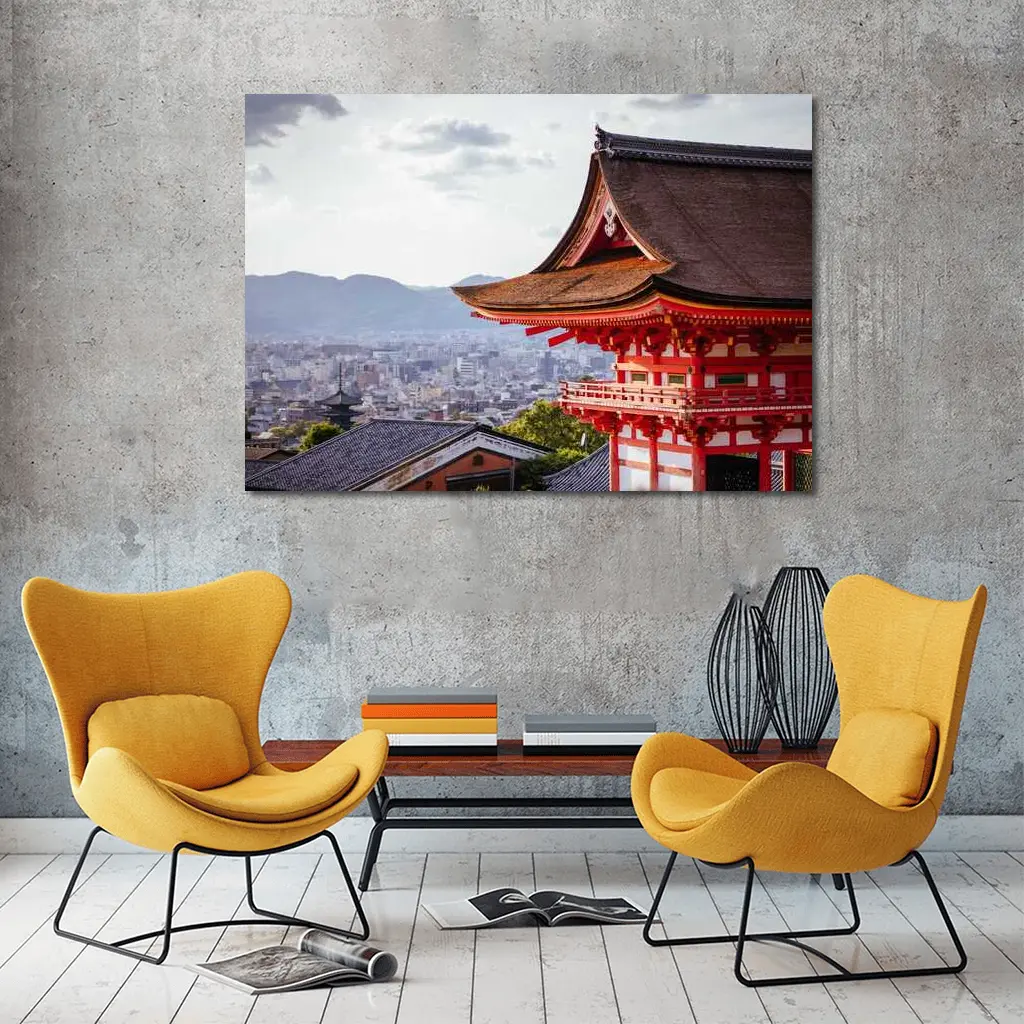 Kiyomizu Temple Gate Kyoto City View – Wall Art