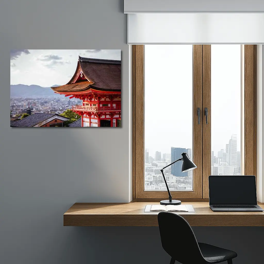 Kiyomizu Temple Gate Kyoto City View – Wall Art