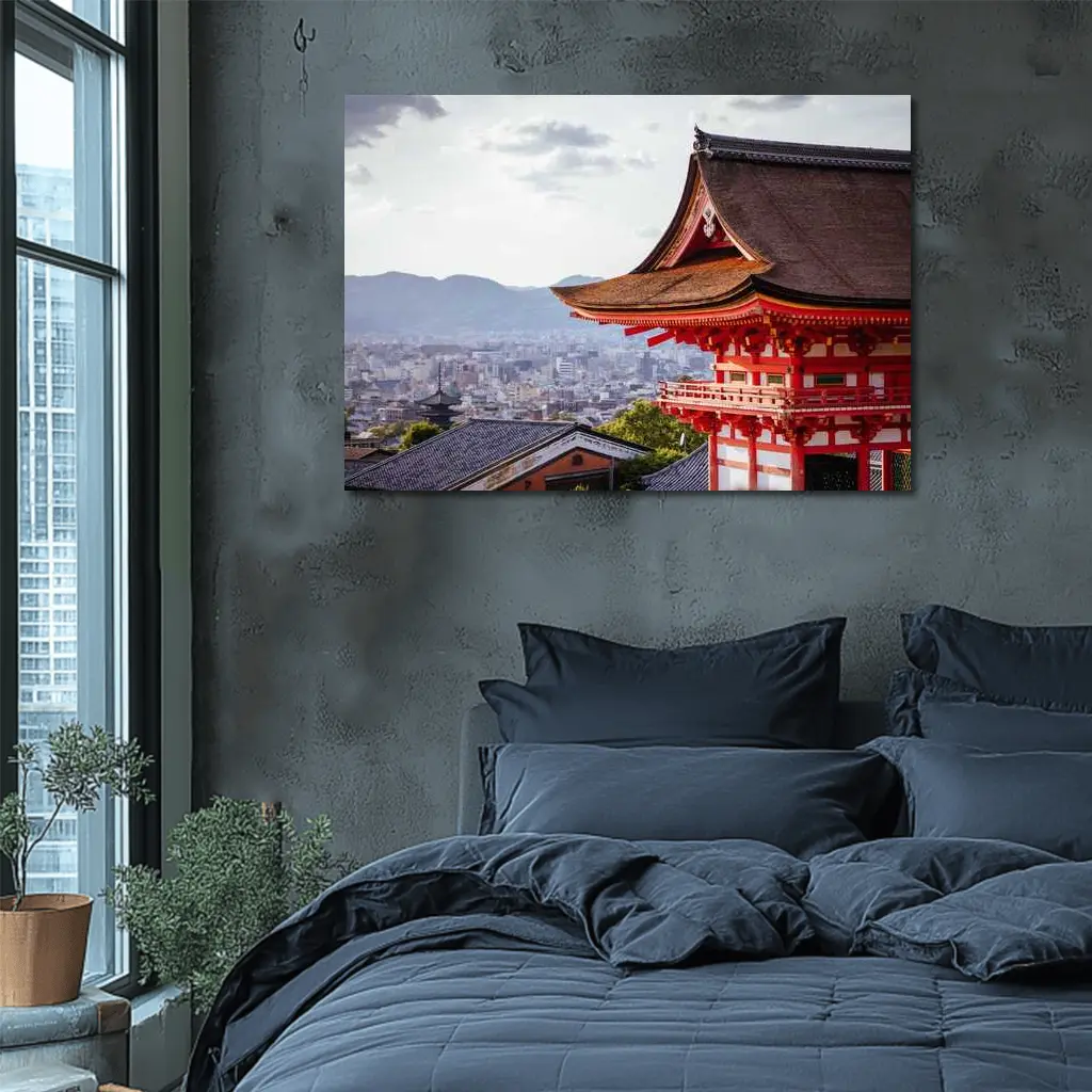 Kiyomizu Temple Gate Kyoto City View – Wall Art