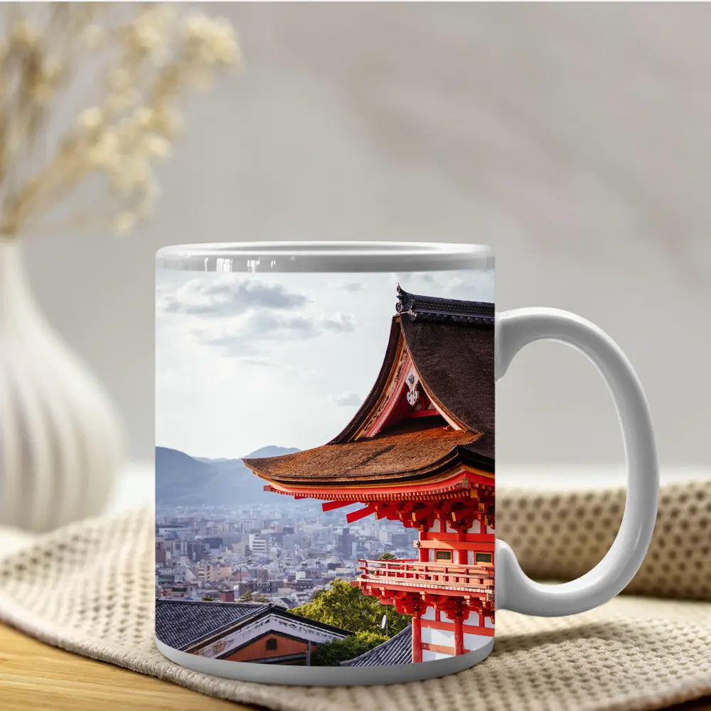 Kiyomizu Temple Gate Kyoto City View – Mugs