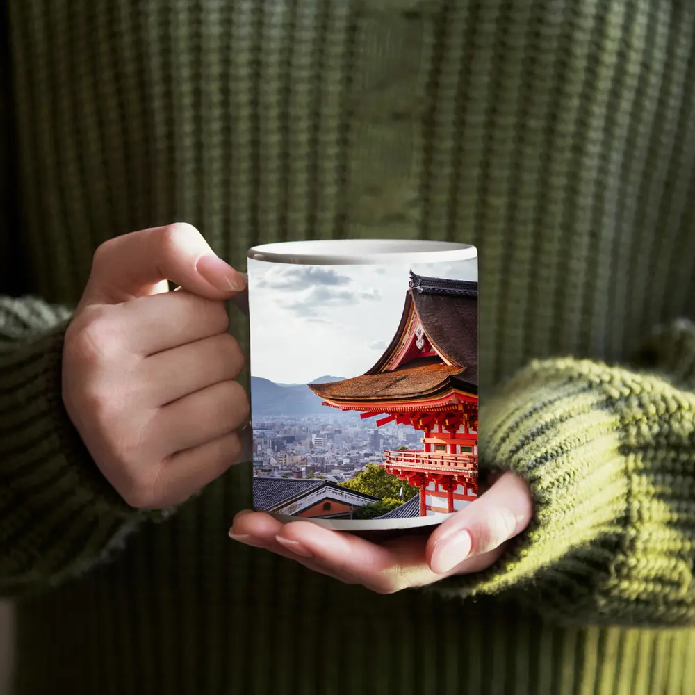 Kiyomizu Temple Gate Kyoto City View – Mugs