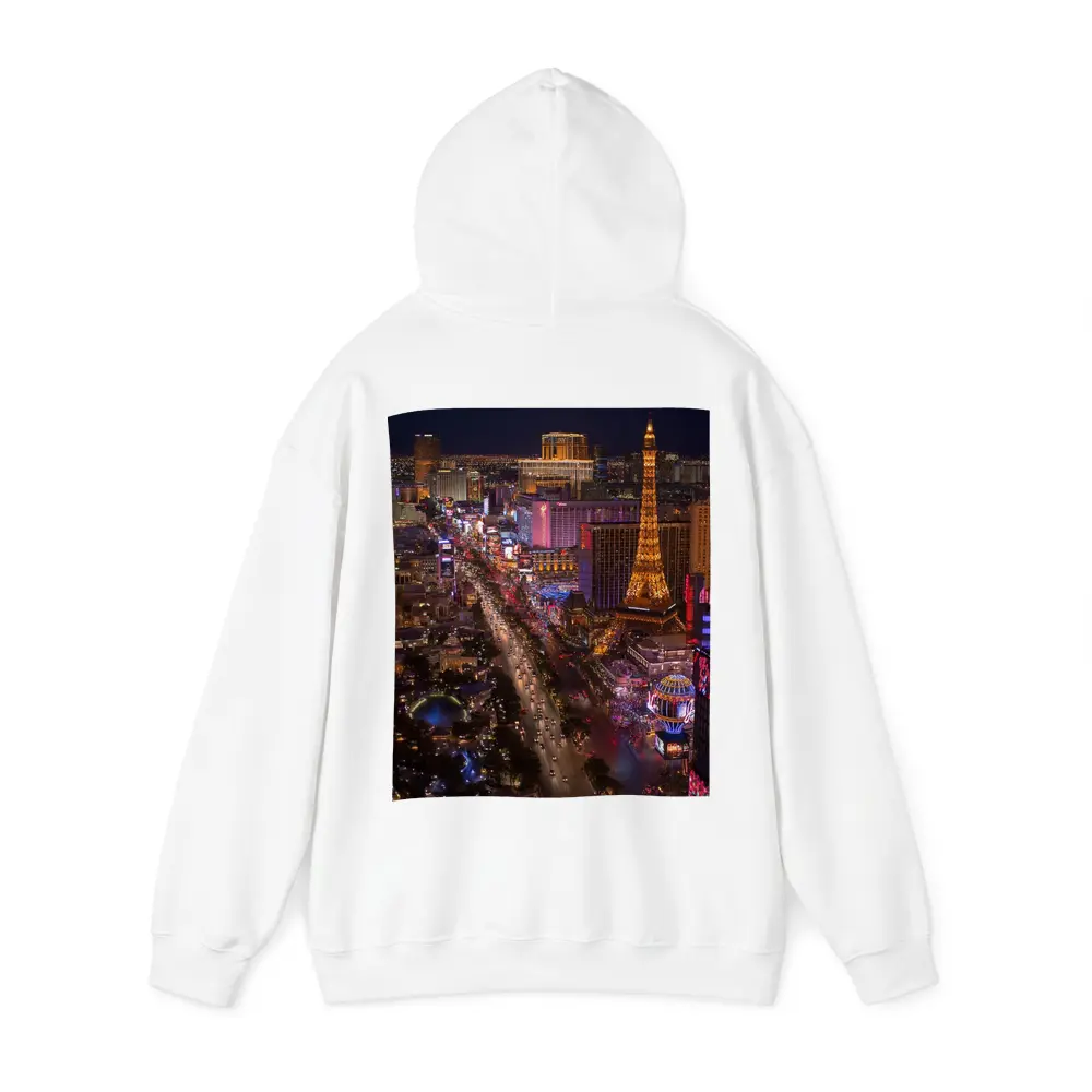 Las Vegas Strip Aerial Night City View – Hoodies
