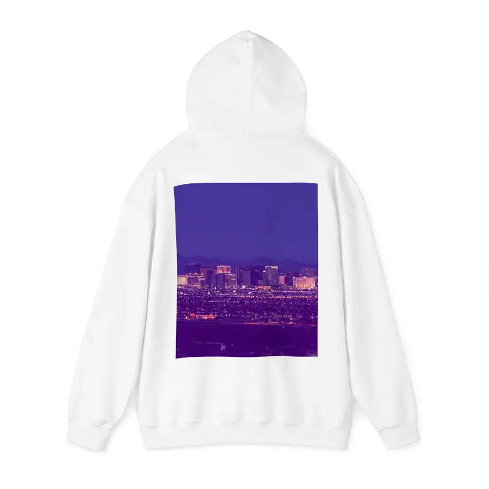 Las Vegas Strip Skyline Purple Night View – Hoodies