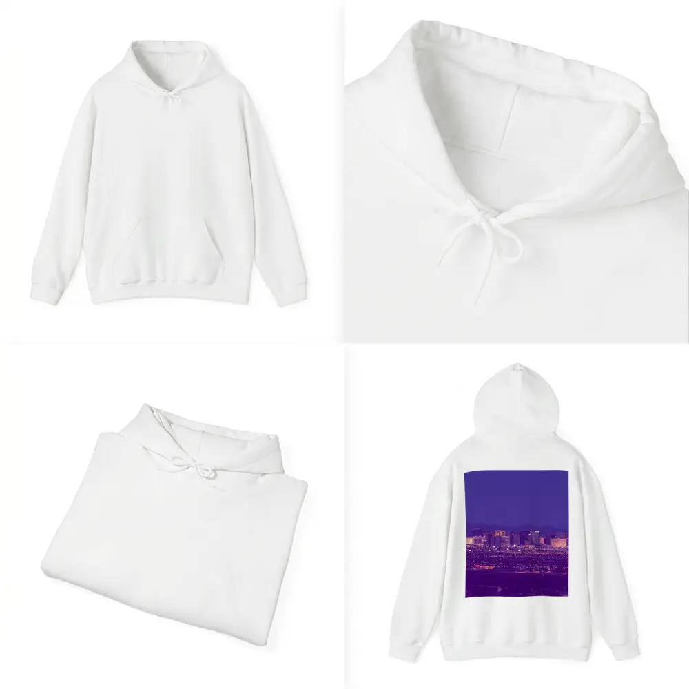 Las Vegas Strip Skyline Purple Night View – Hoodies