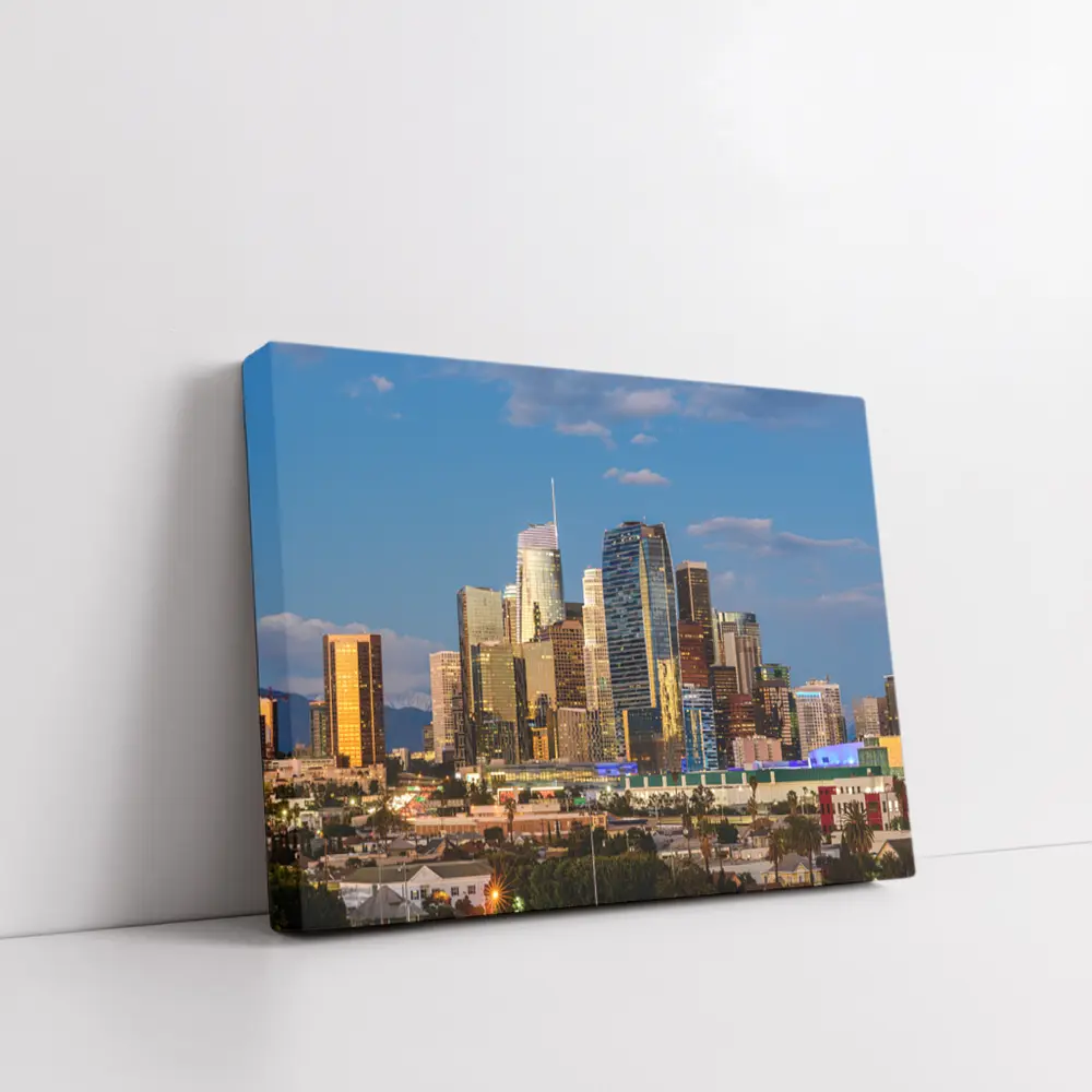 Los Angeles Downtown Skyline at Dusk – Wall Art