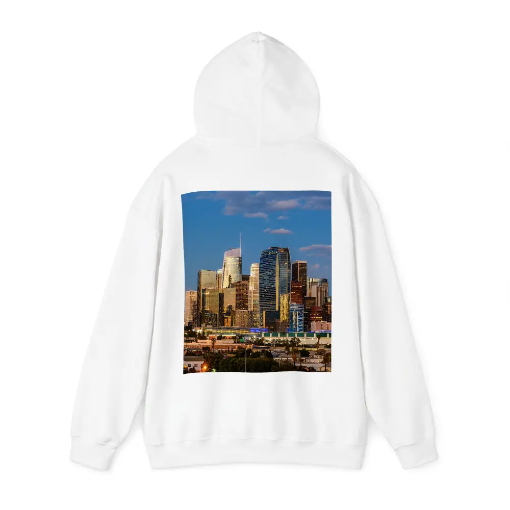 Los Angeles Downtown Skyline at Dusk – Hoodies