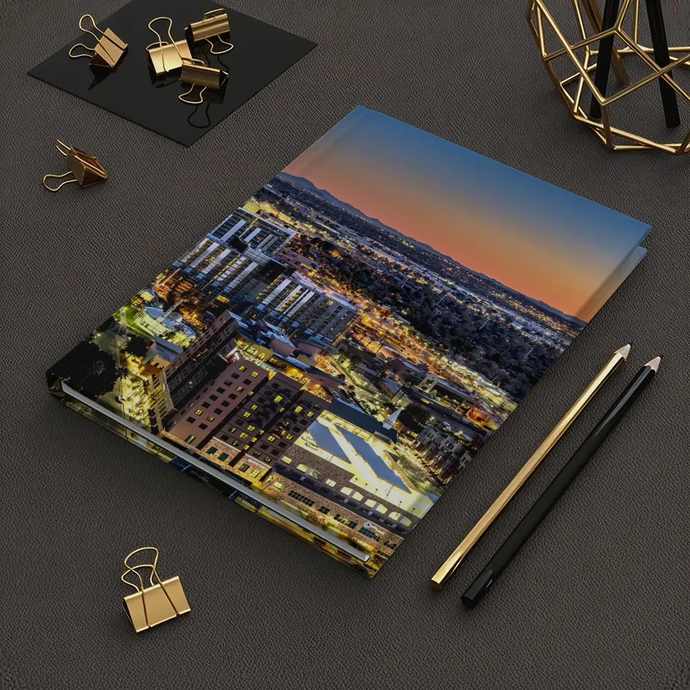 Phoenix Arizona City Skyline At Sunset – Notebooks