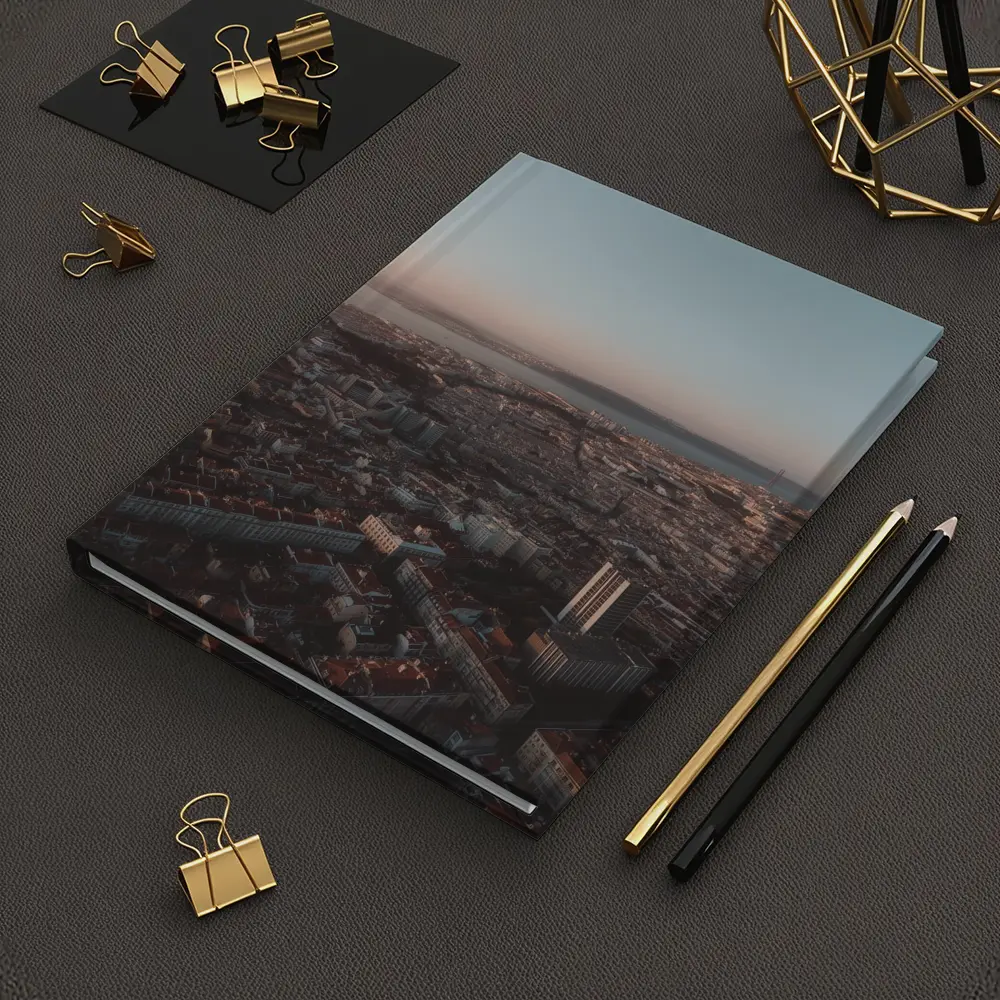 Lisbon City Aerial View at Sunset – Notebooks