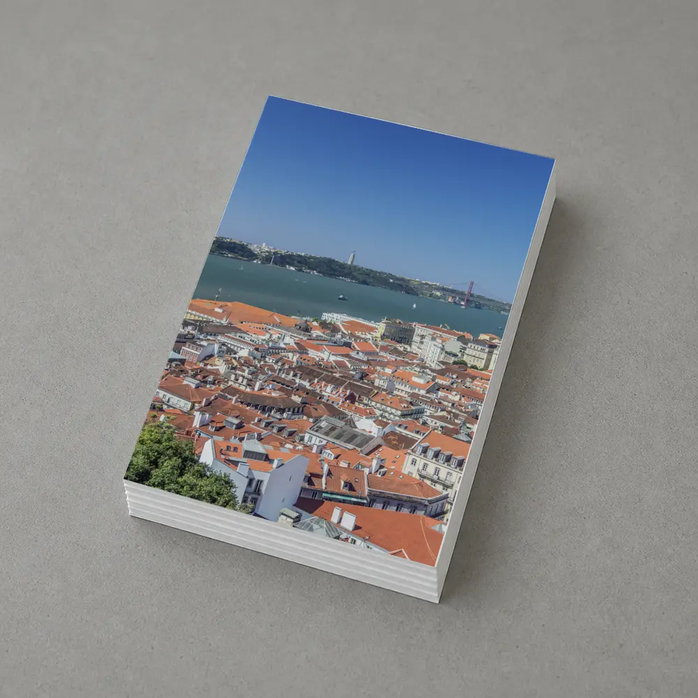 Lisbon City Skyline Tagus River Portugal – Postcards