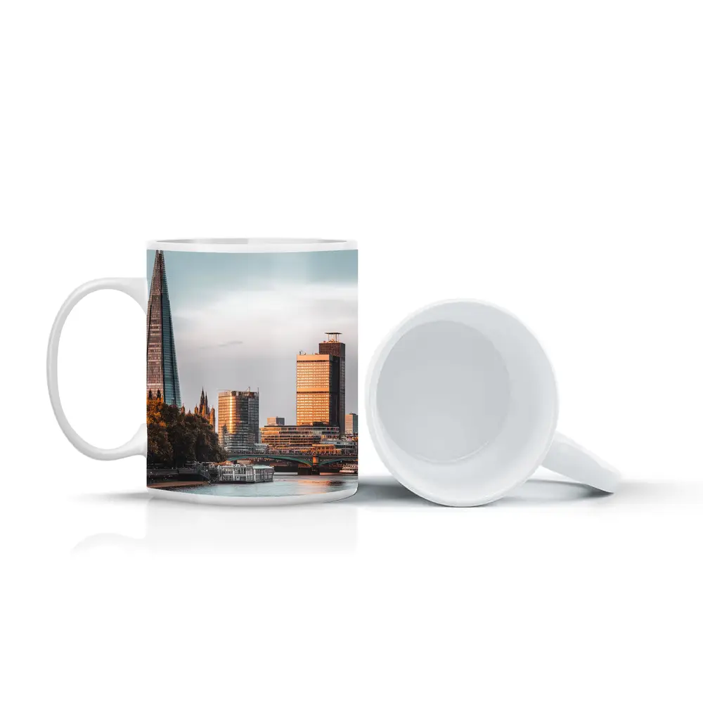 London Skyline Thames River Golden Hour – Mugs